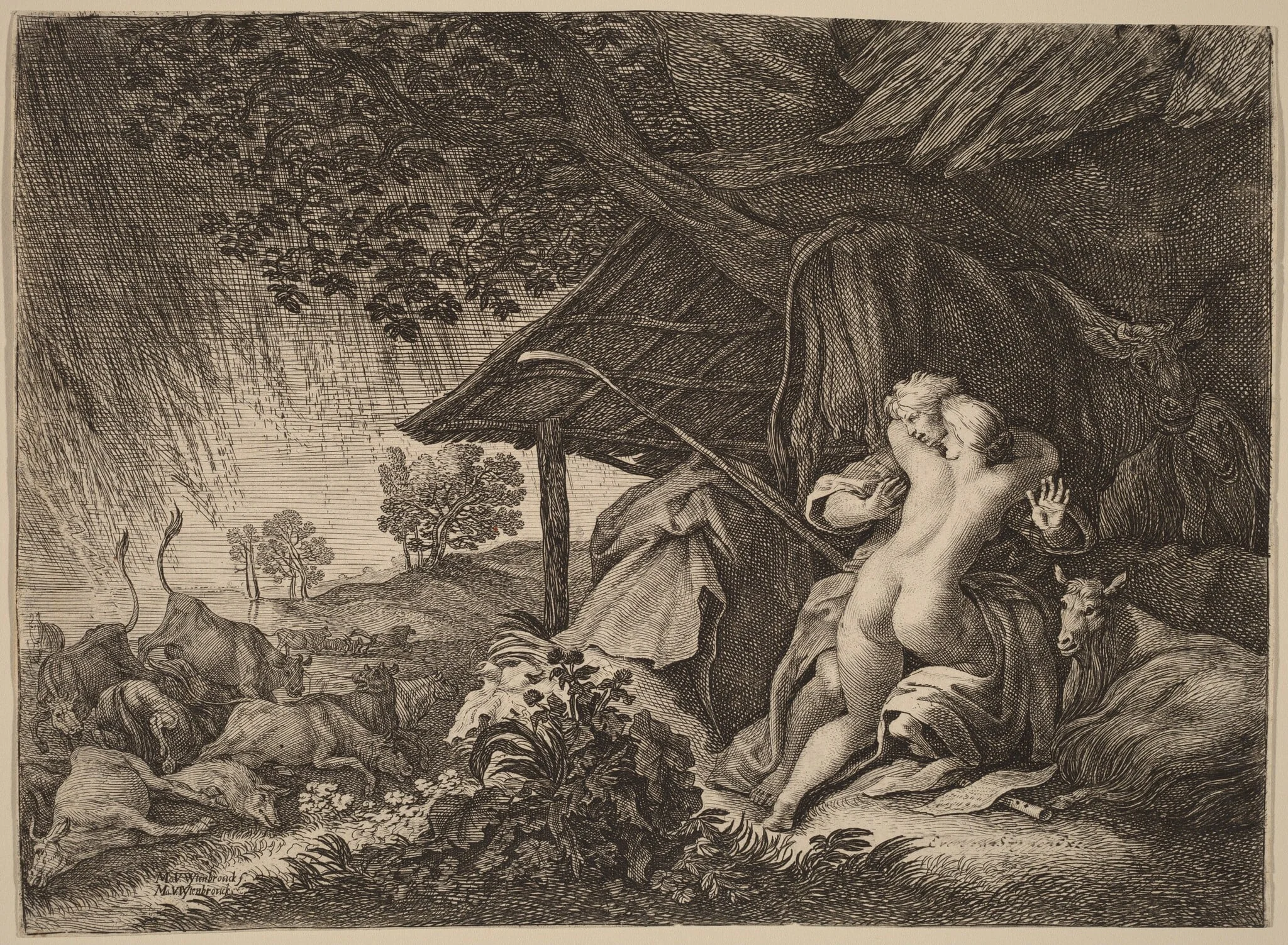 A Storm, detail