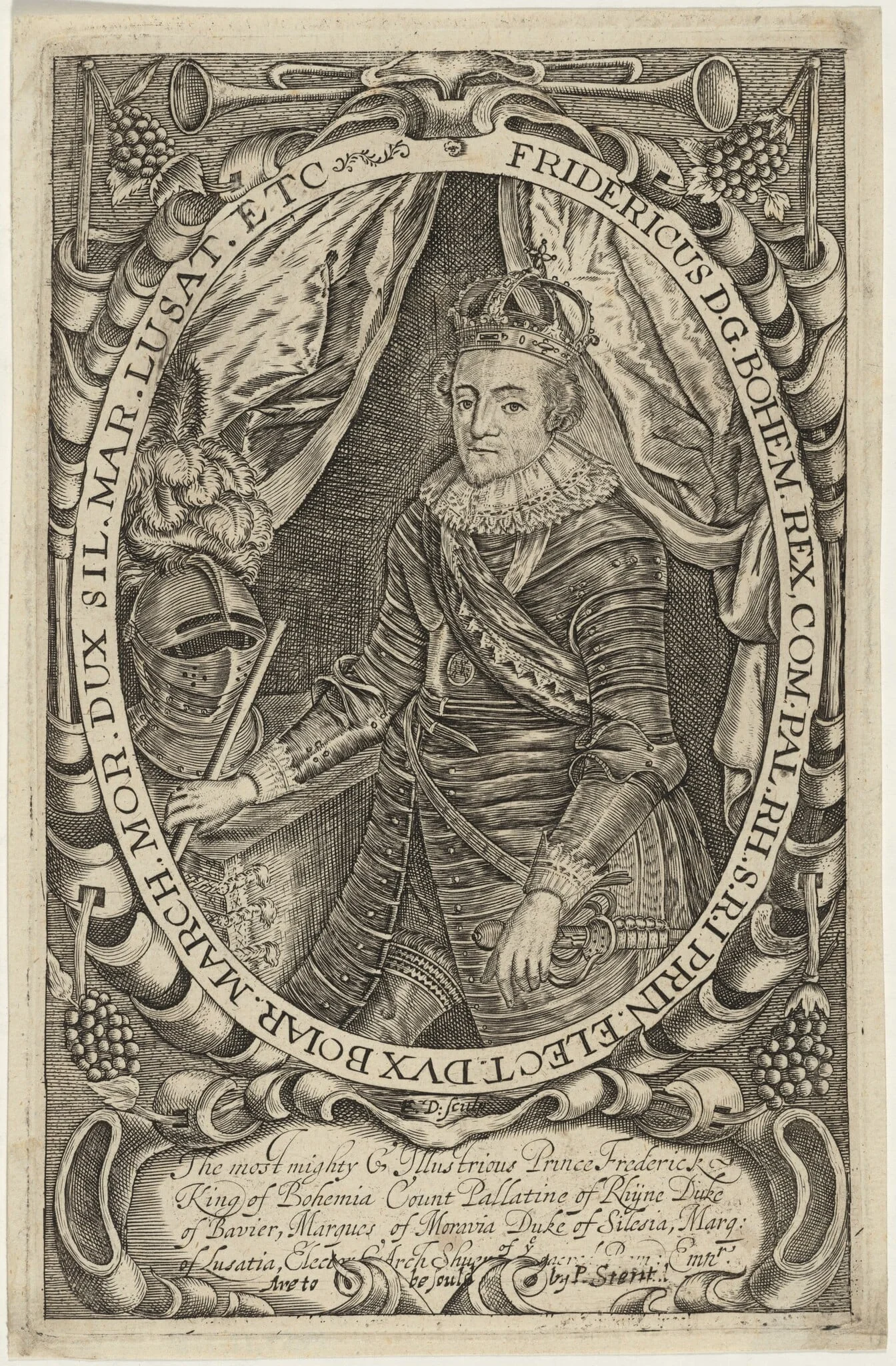 Frederick V, King of Bohemia, detail
