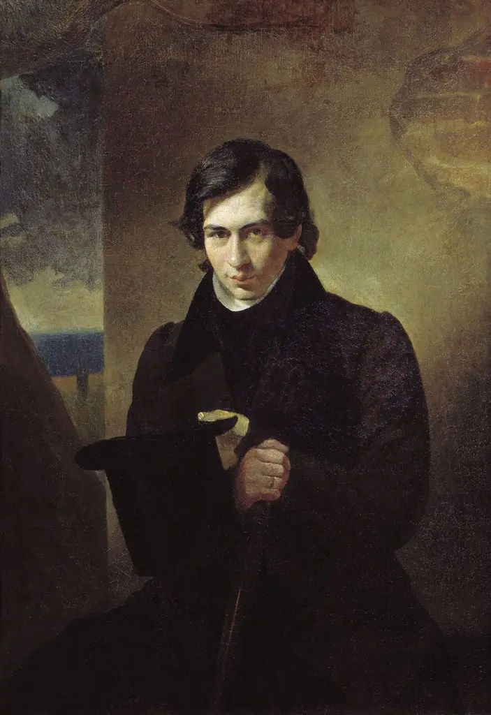 Nestor Kukolnik (1809–1868), by Karl Bryullov, oil, 1836