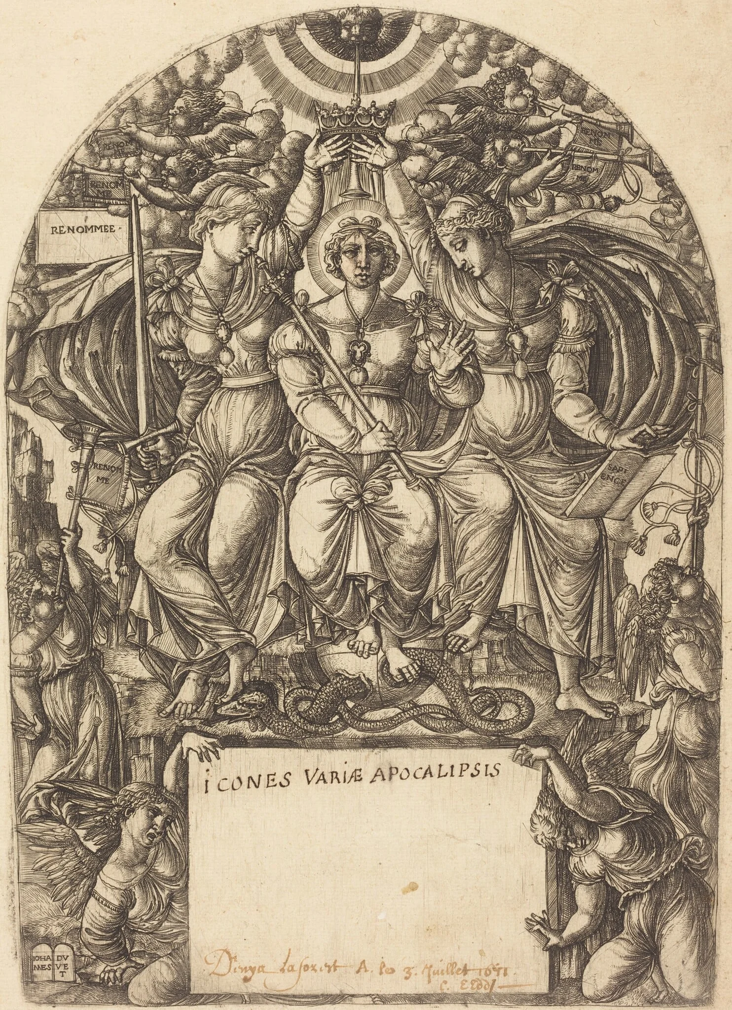 La Majesté Royale, detail