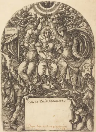 La Majesté Royale, by Jean Duvet, ink, 1548