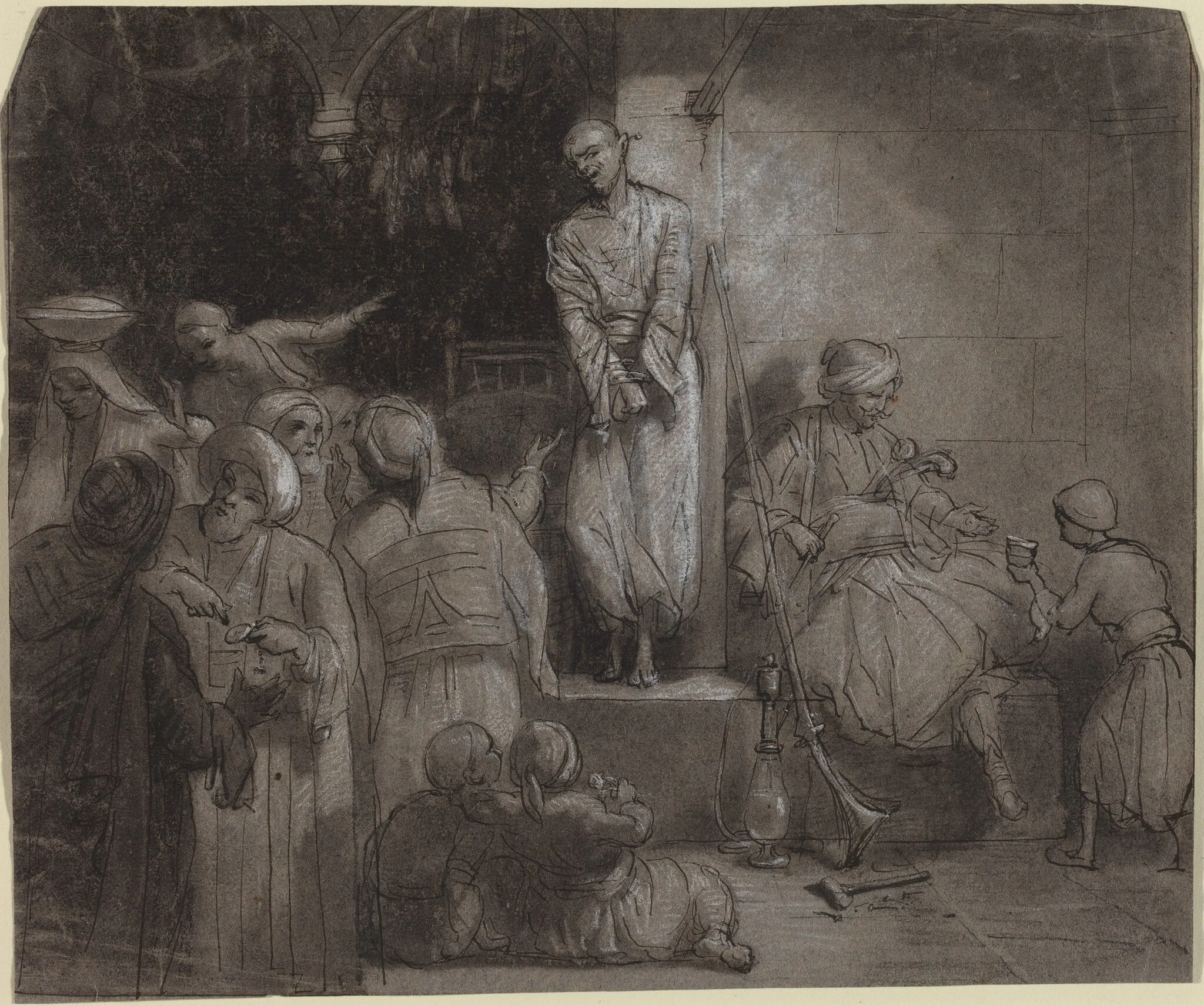 The Slave Market [recto], detail