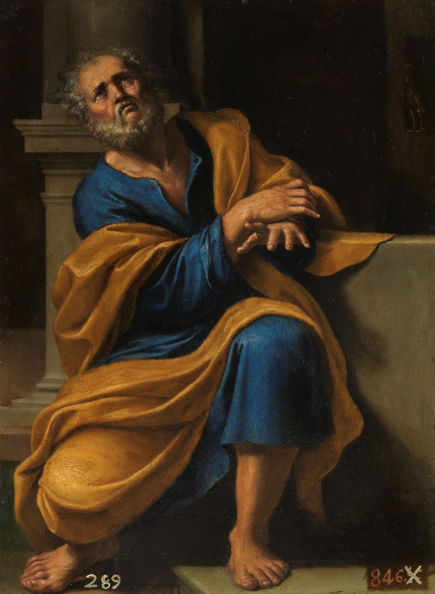 Lágrimas de San Pedro, detail