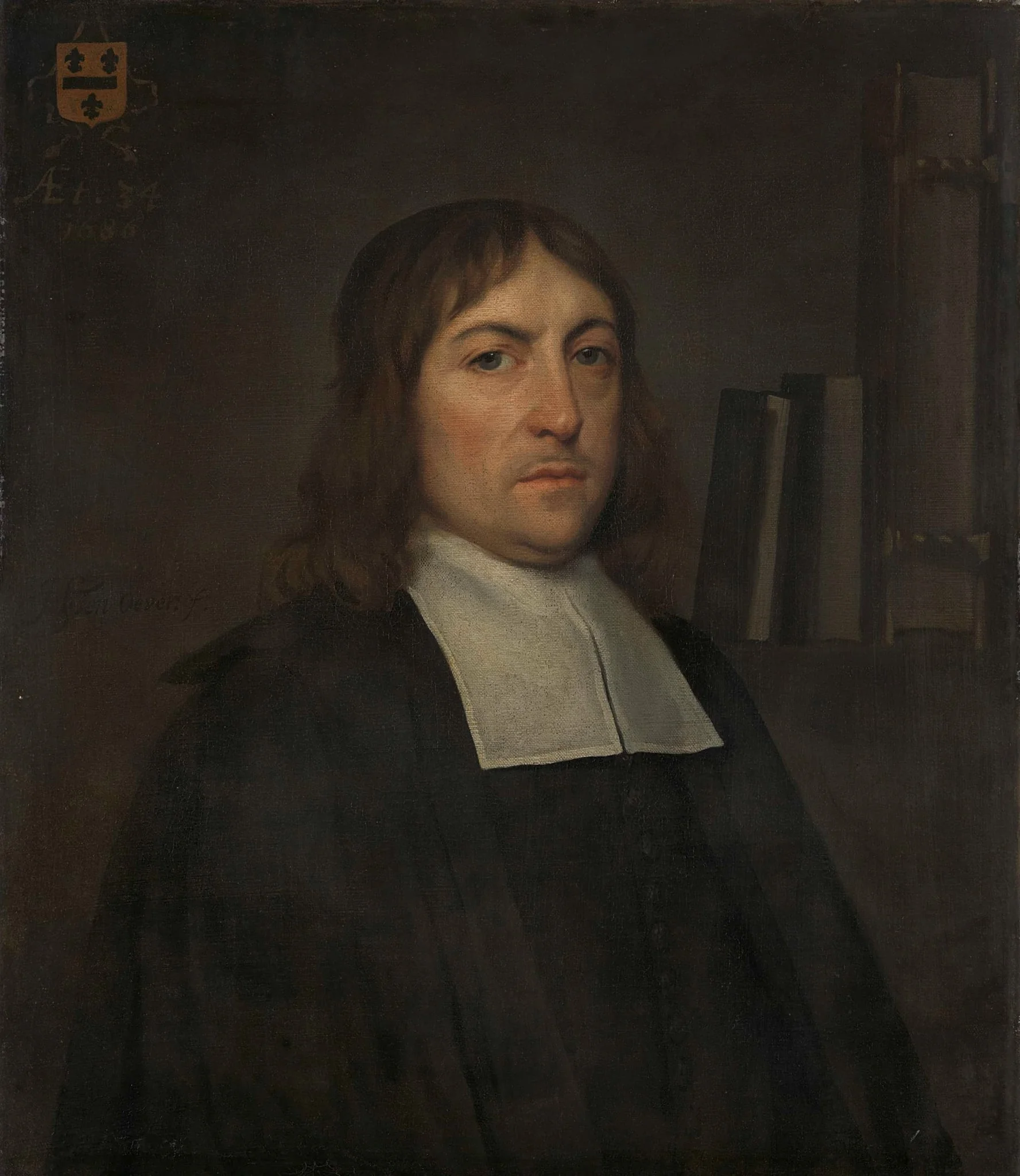 Portrait of Barend Hakvoort (1652-1735), detail