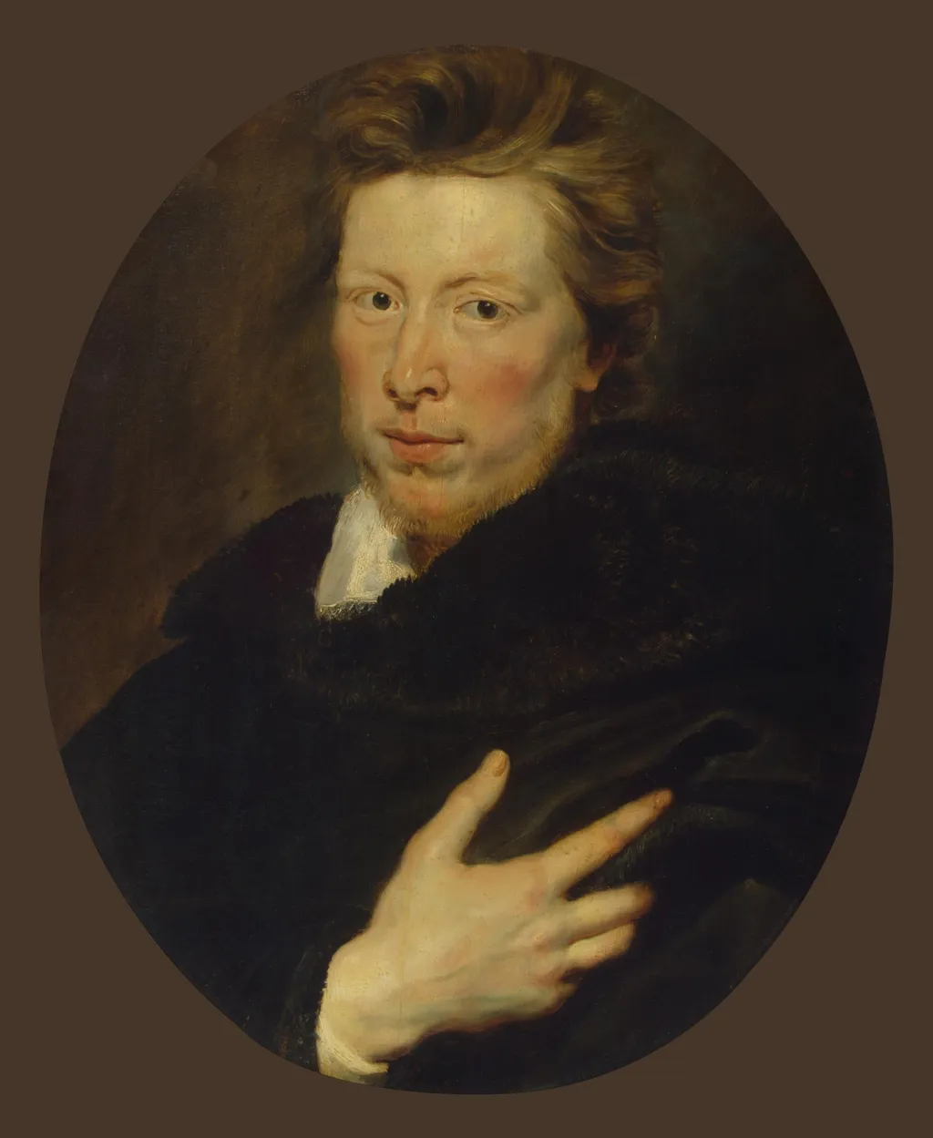 Portrait of a Young Man (Portrait of George Gaidge), by Peter Paul Rubens, oil, 1616