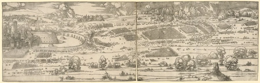 Siege of a Fortress, detail
