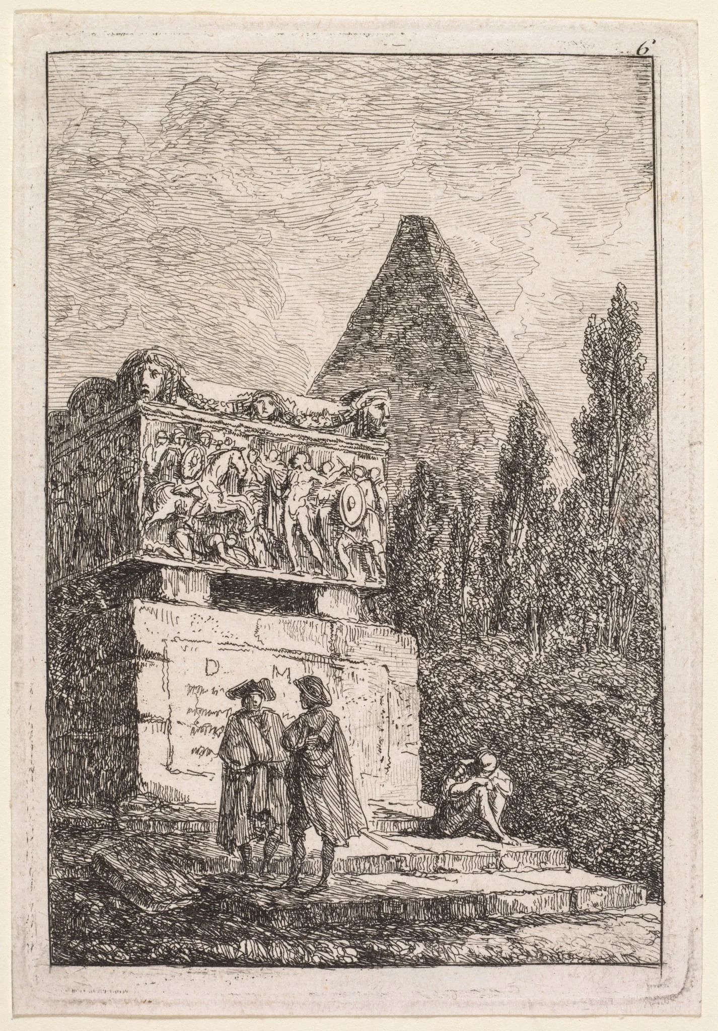 Le Sarcophage, detail