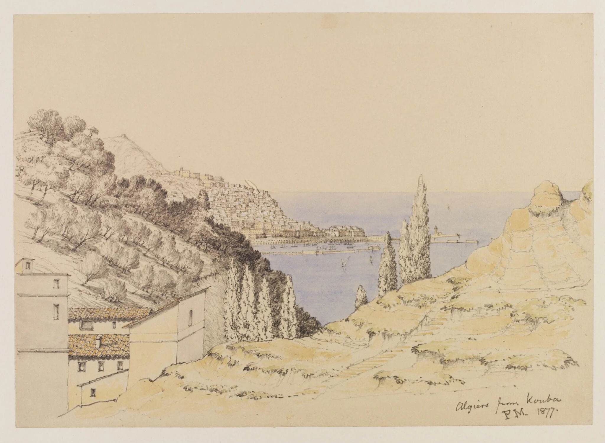 Algiers from Kouba, detail