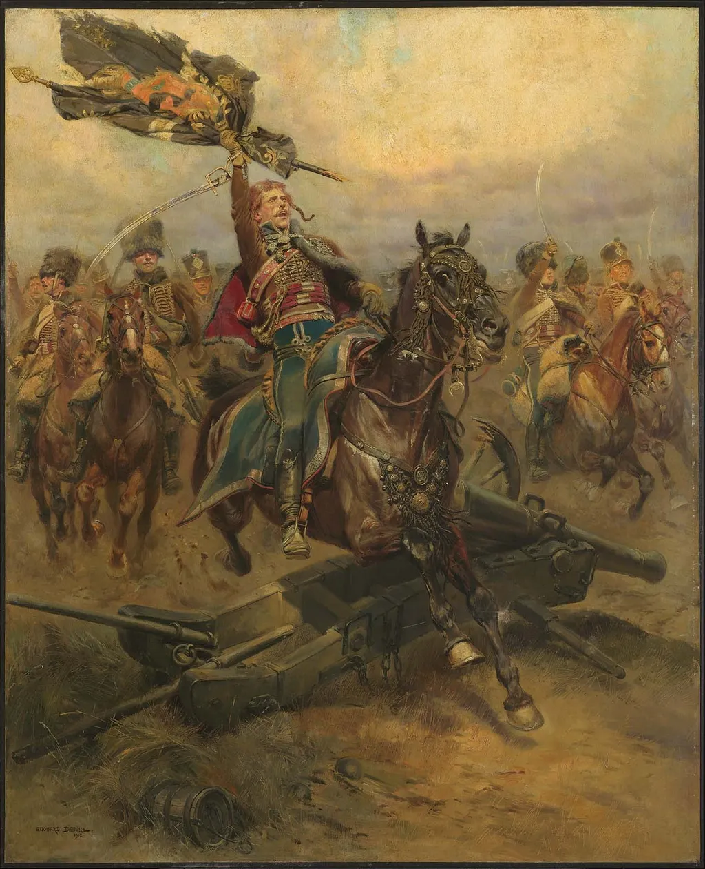 Cavalry Charge, by Édouard Detaille, oil, 1902