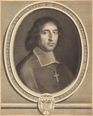 Michel Amelot, by Robert Nanteuil, ink, 1673