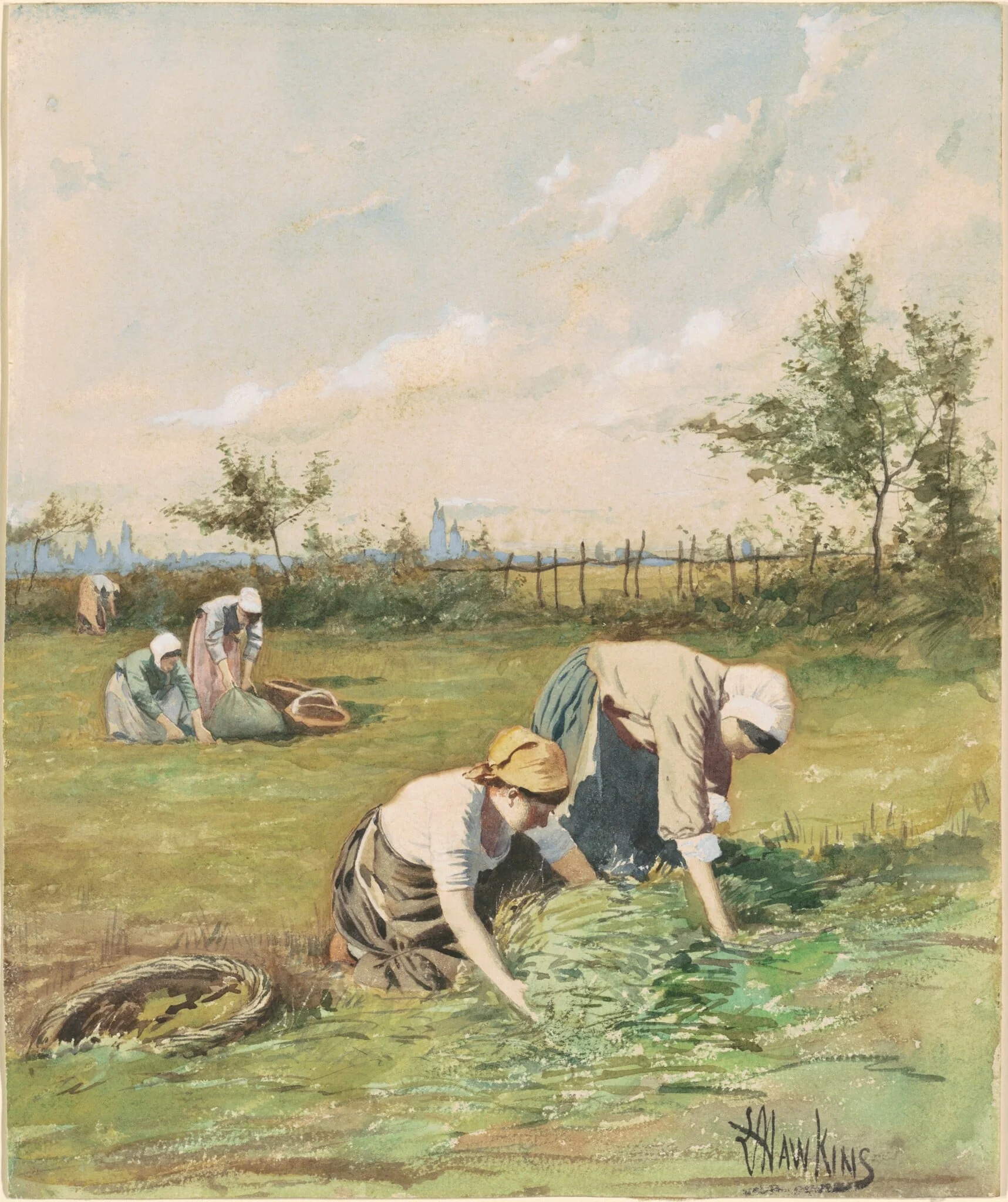 Gleaners in the Field, detail