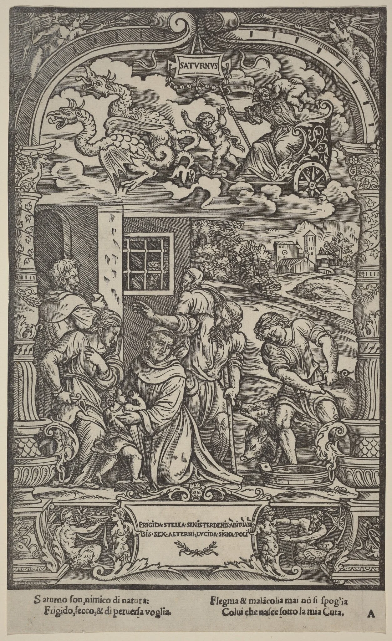 Saturn, detail