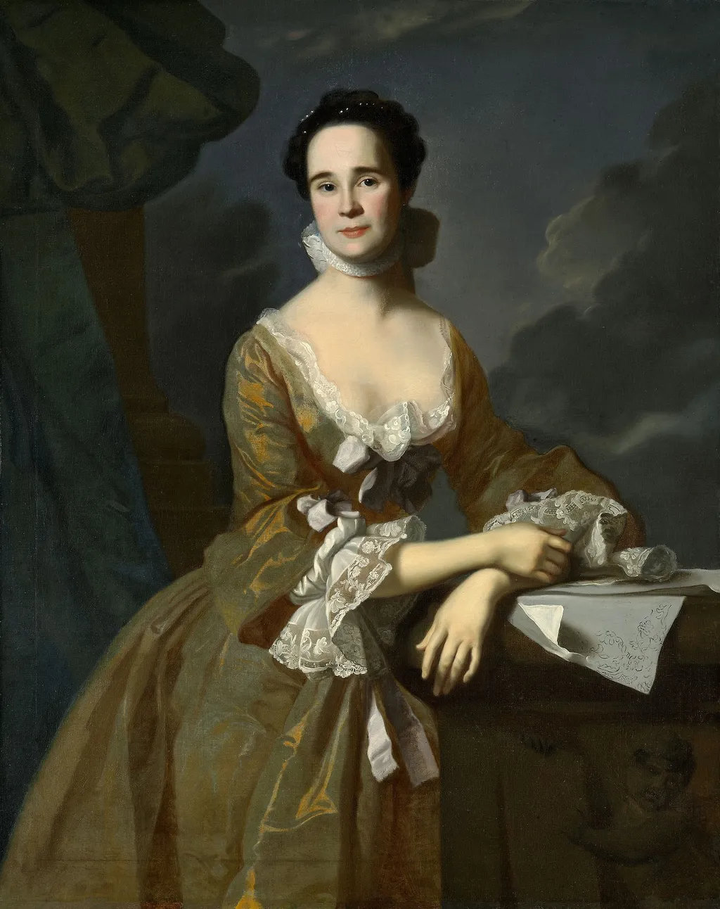 Mrs. Daniel Hubbard (Mary Greene), by John Singleton Copley, oil, 1764