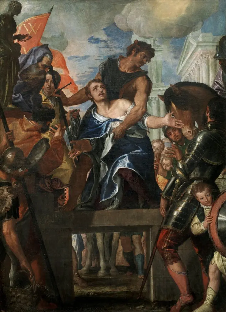The Martyrdom of Saint Mennas, by Paolo Veronese, oil