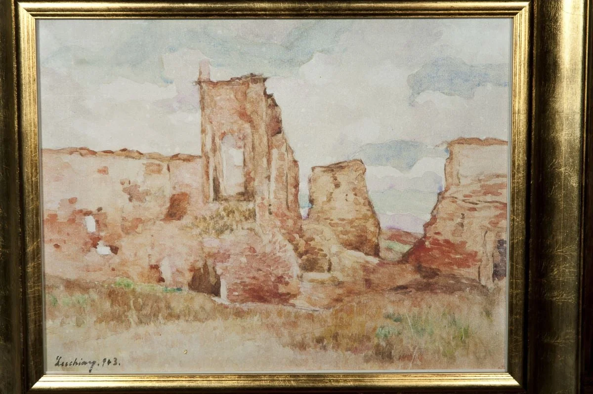 Ruine la mănăstirea Comana, detail