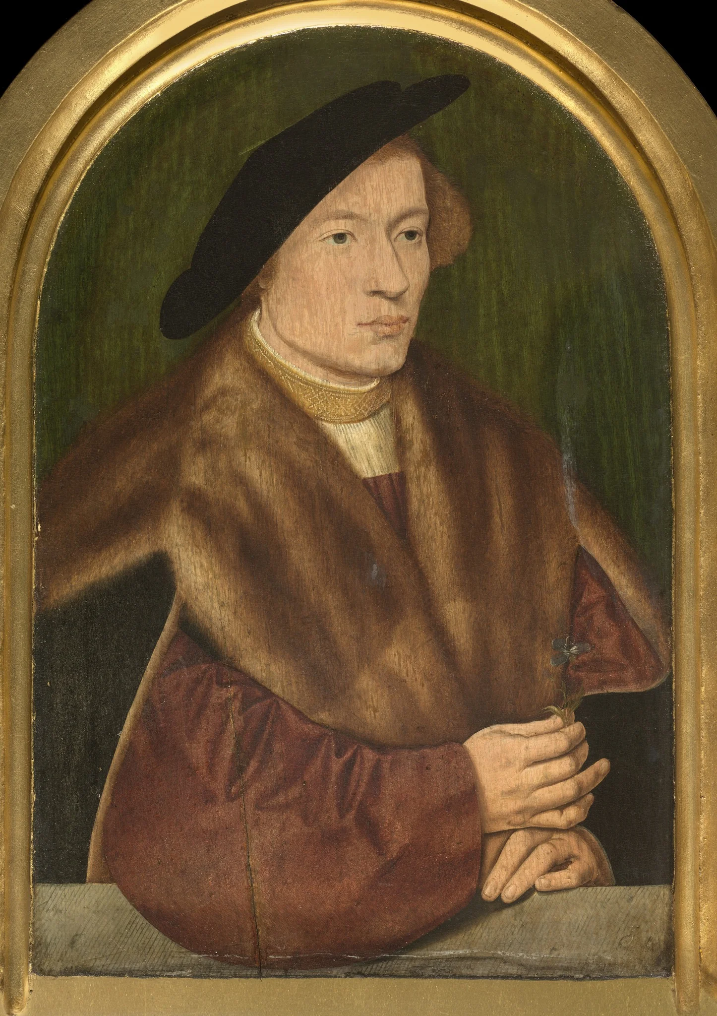 Portrait of a Young Man, detail