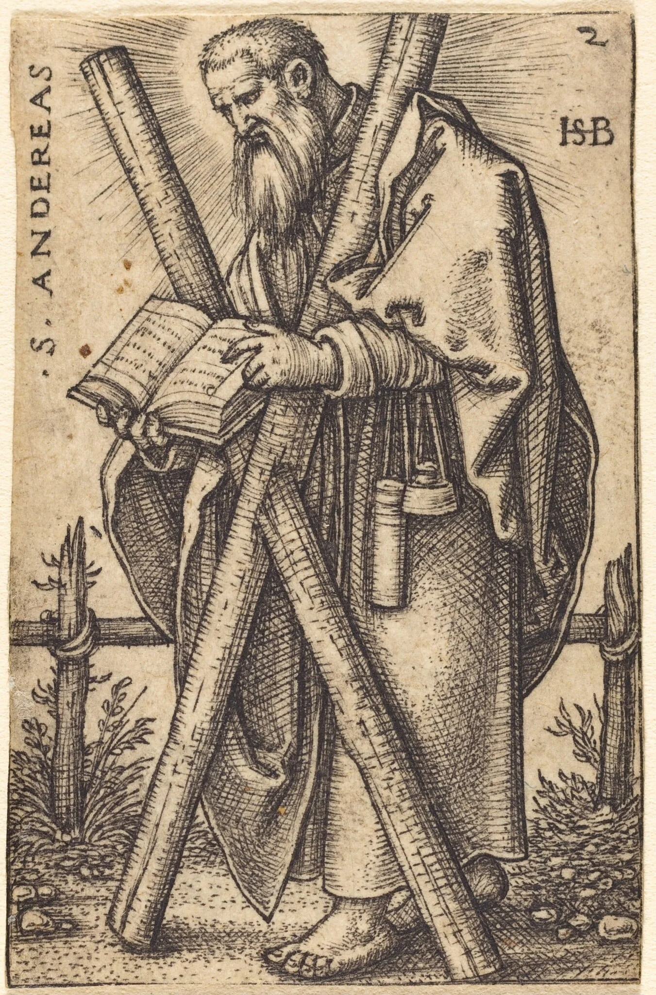 Saint Andrew, detail