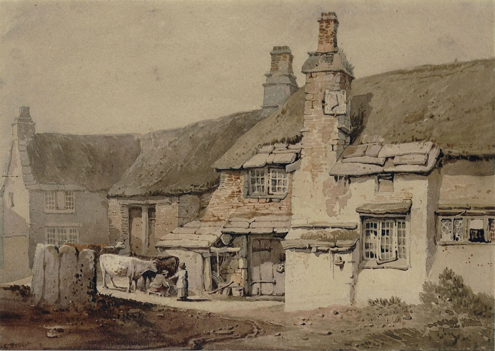 The Farmhouse, detail