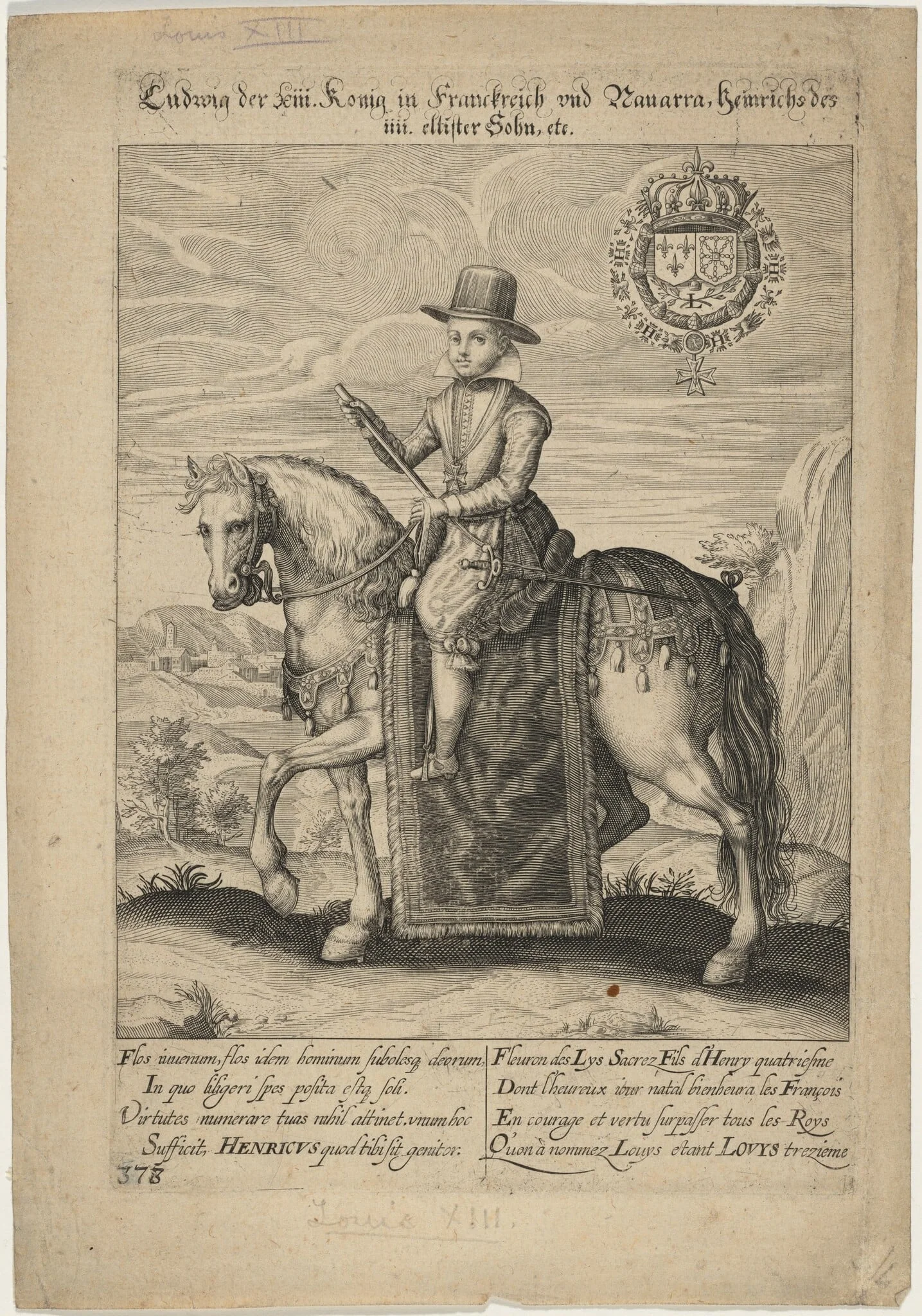 Louis XIII of France, detail