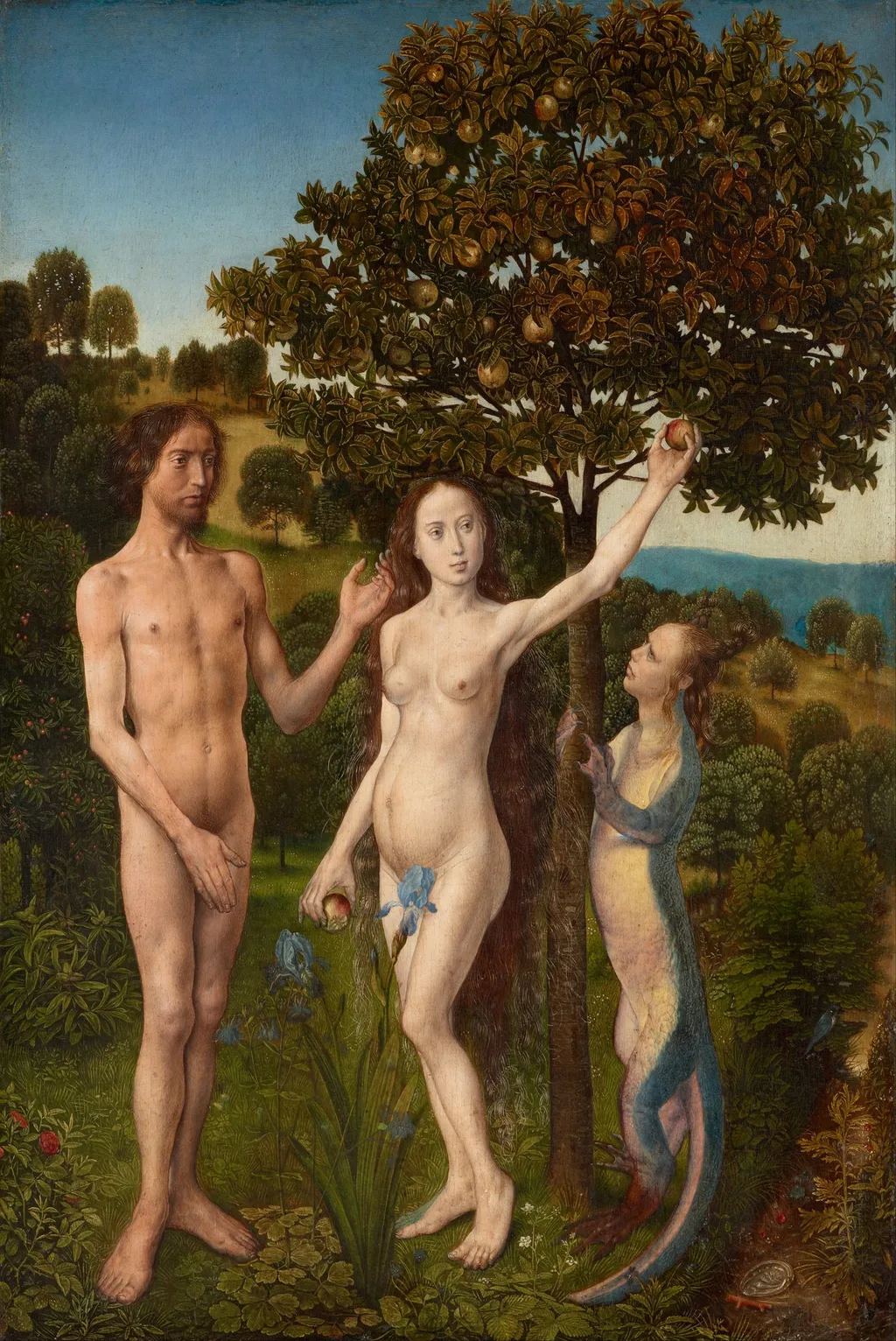 The Fall of Man, by Hugo Van der Goes, oil