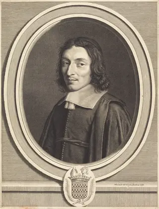 Cardinal de Coislin, by Robert Nanteuil, ink, 1658