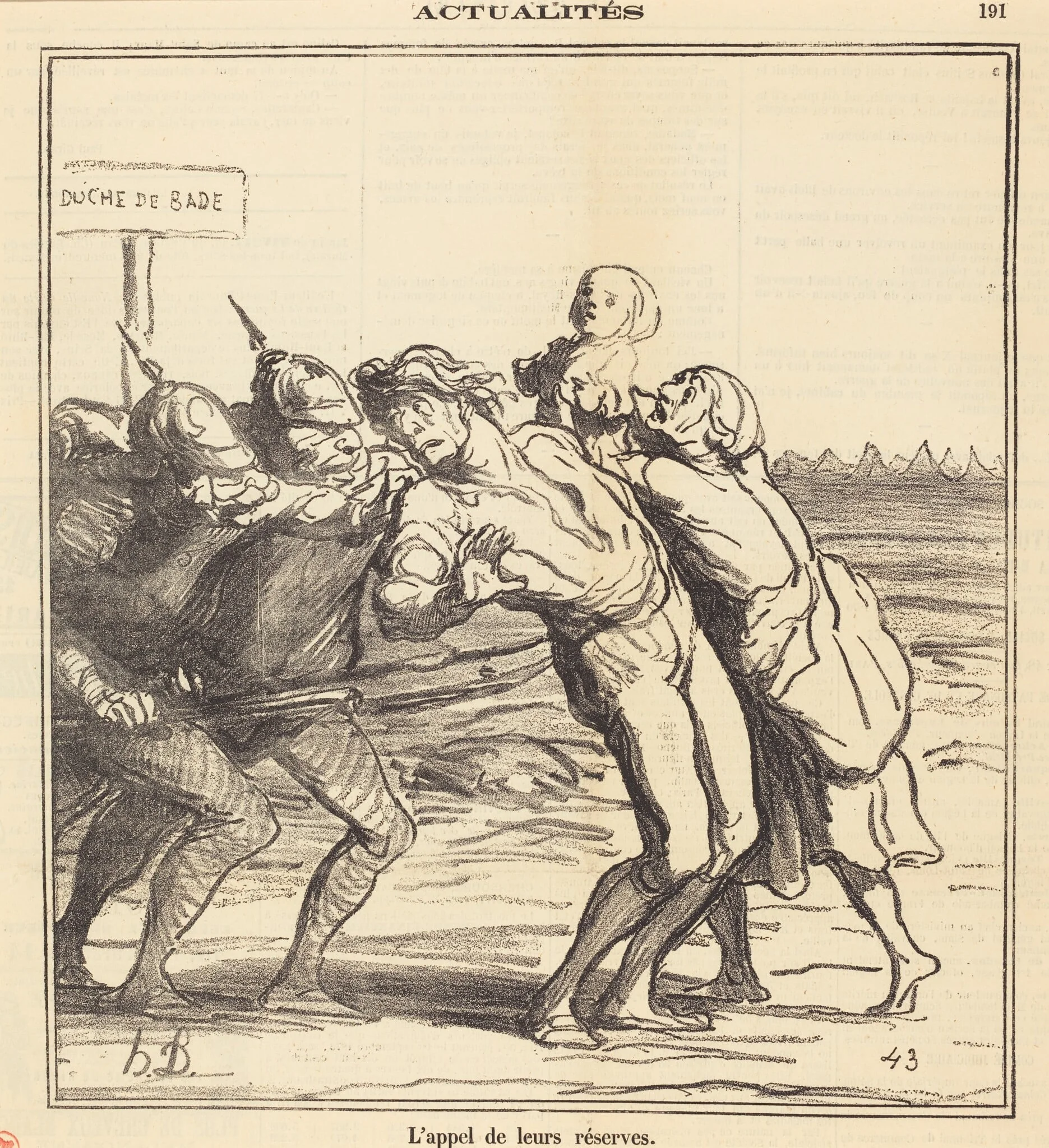 L'appel de leurs réserves, detail