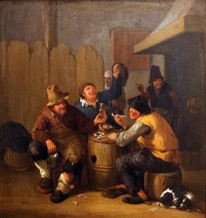 Court of a Tavern, detail