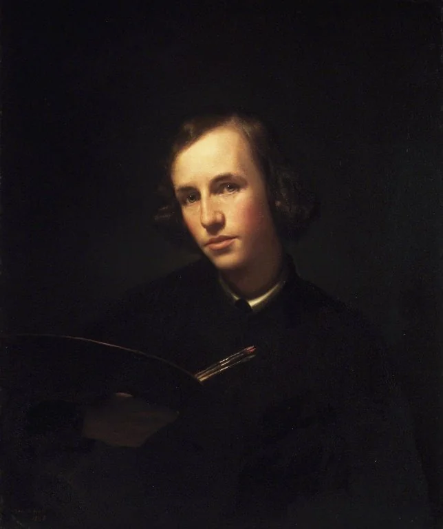 Self-portrait, detail