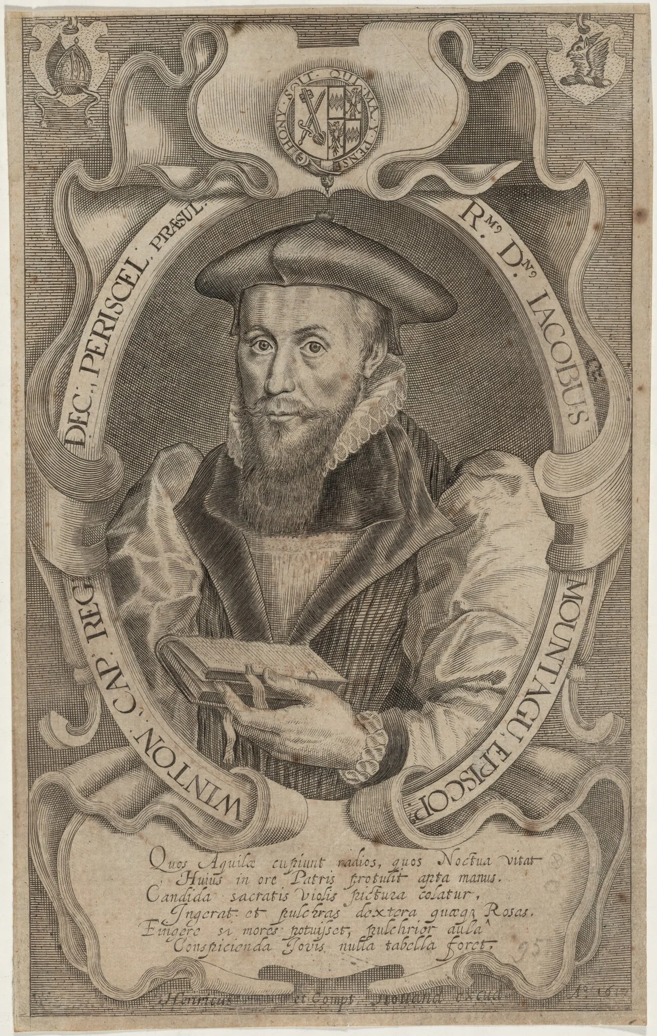James Montagu, Bishop of Winchester, detail