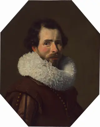 Portrait of a Gentleman Wearing a Fancy Ruff, by Thomas de Keyser, oil, 1627