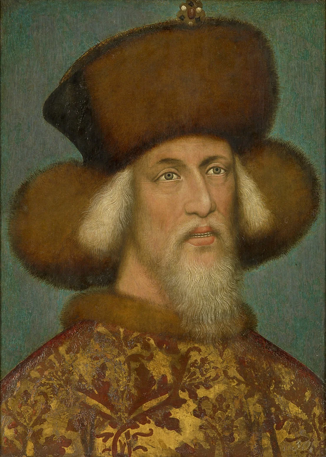 Portrait of Sigismund of Luxemburg, detail