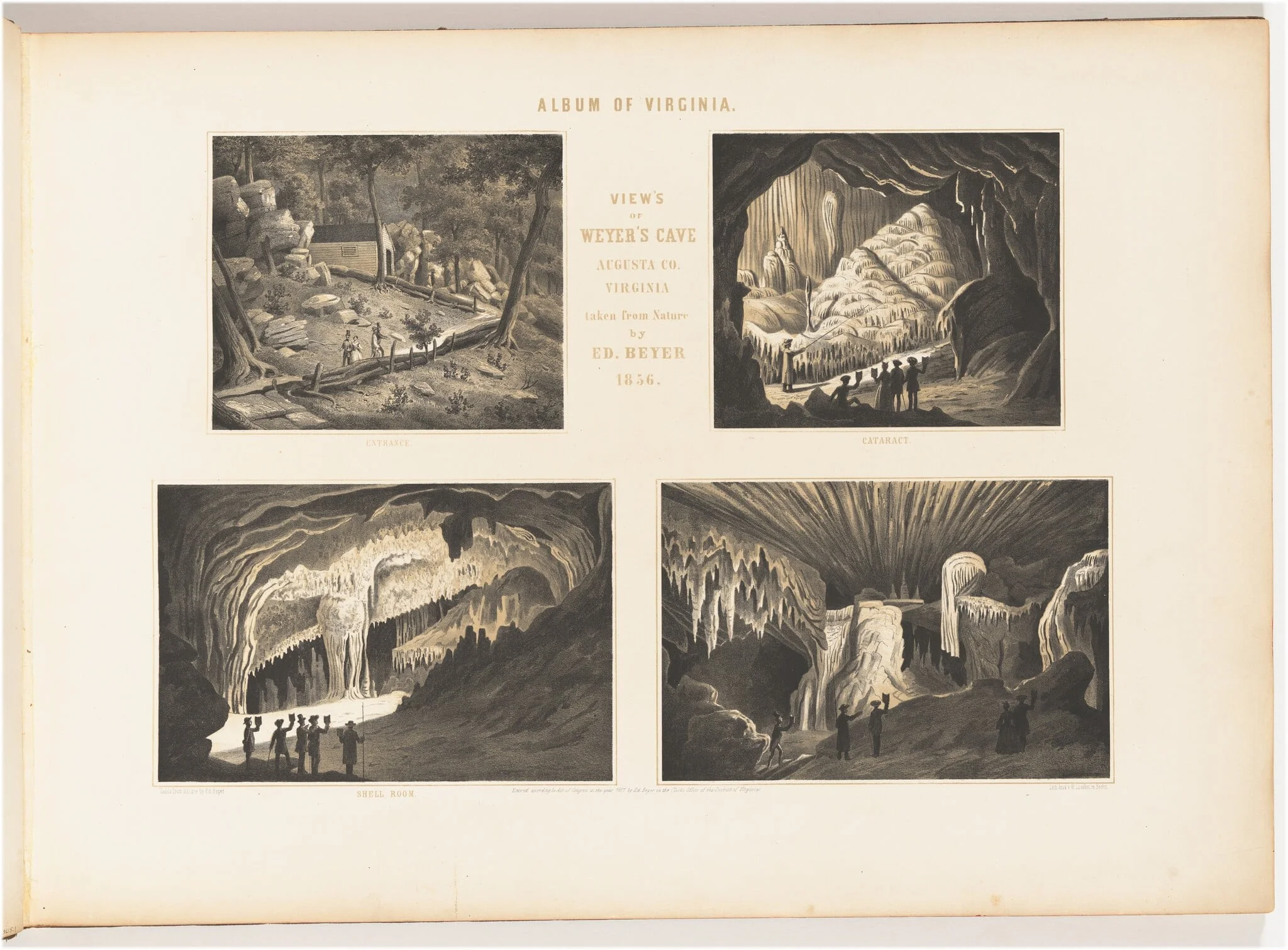 Views of Weyers Cave, detail