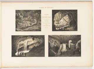 Views of Weyers Cave, by Edward Beyer, ink, 1857