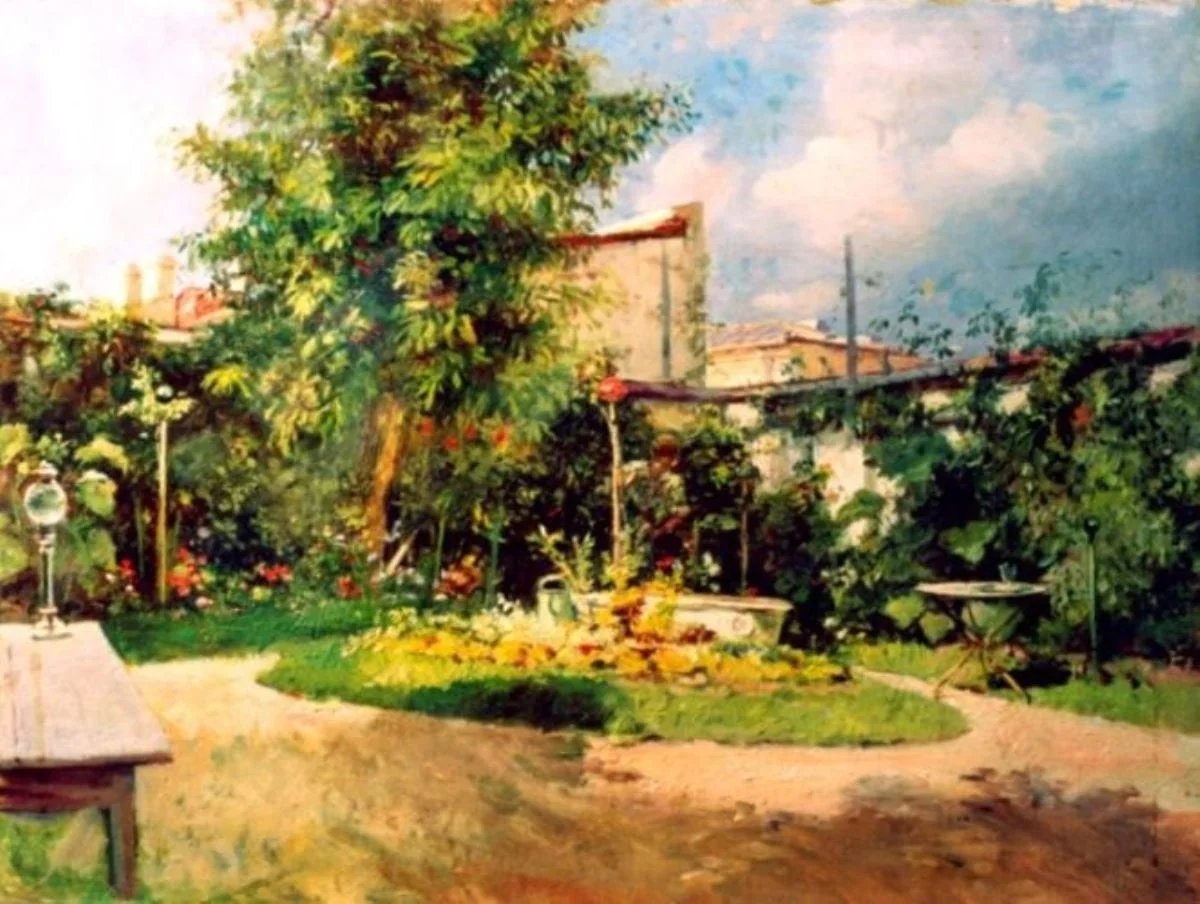 În grădina artistului, detail