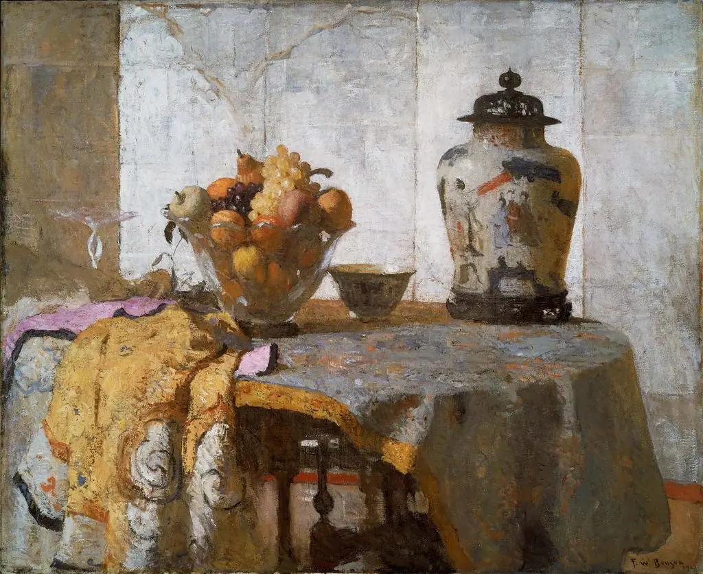 The Silver Screen, by Frank Weston Benson, oil, 1921