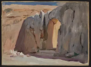 Tombs of the kings in Jerusalem. From the journey to Palestine, by Jan Ciągliński, unspecified, 1901
