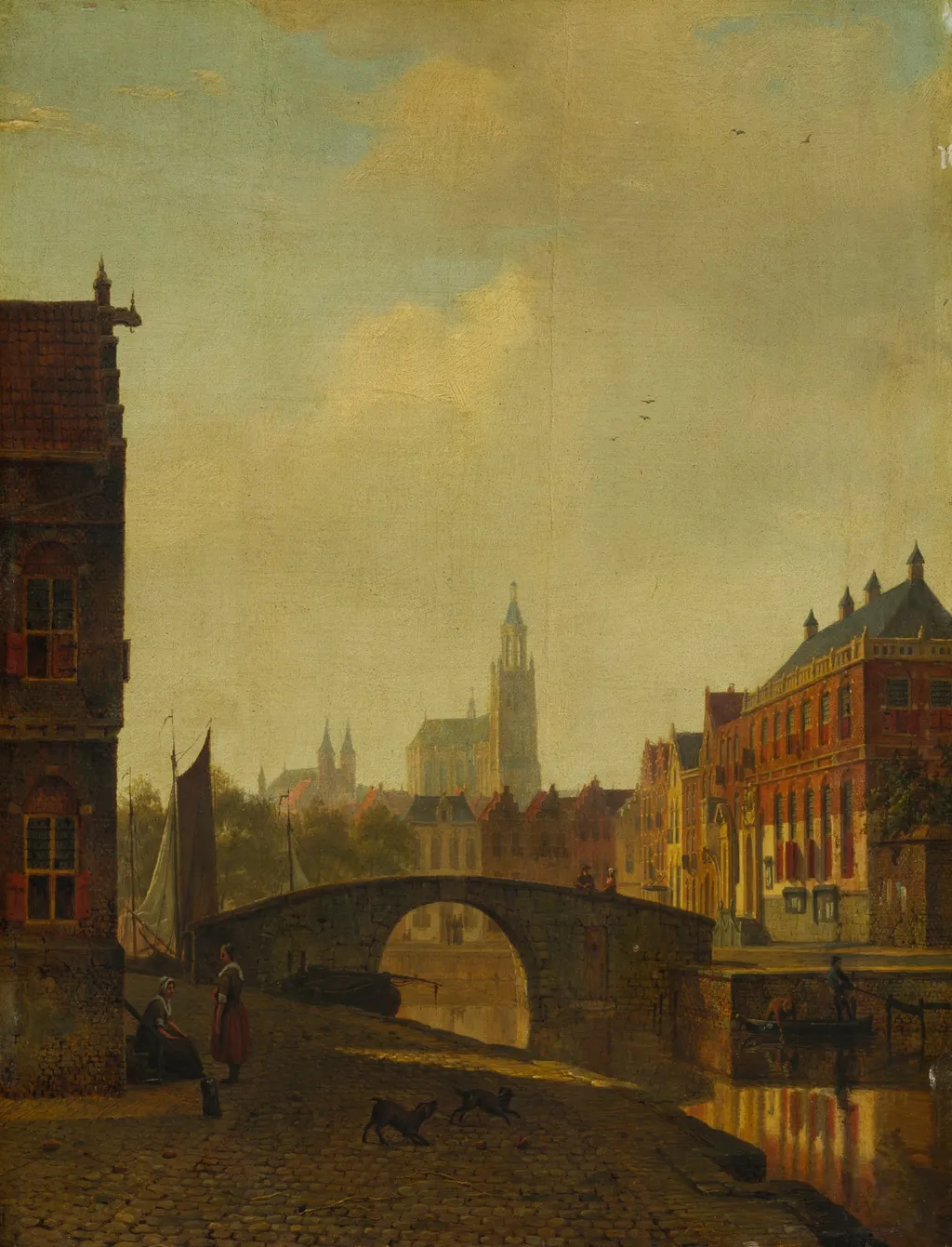 Imaginary View of Arnhem, by George Andries Roth, unspecified, 1834