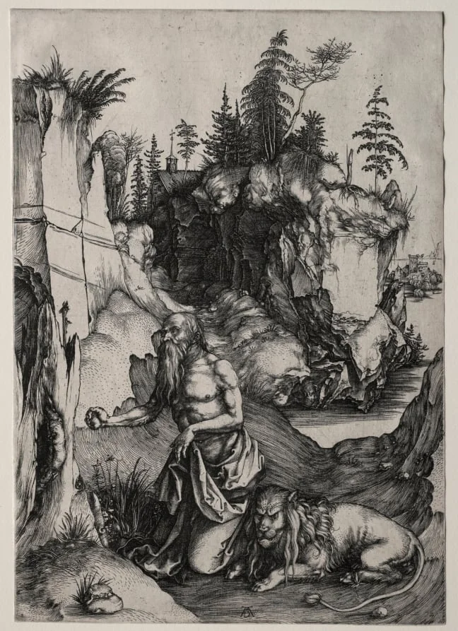 St. Jerome in Penitence, detail