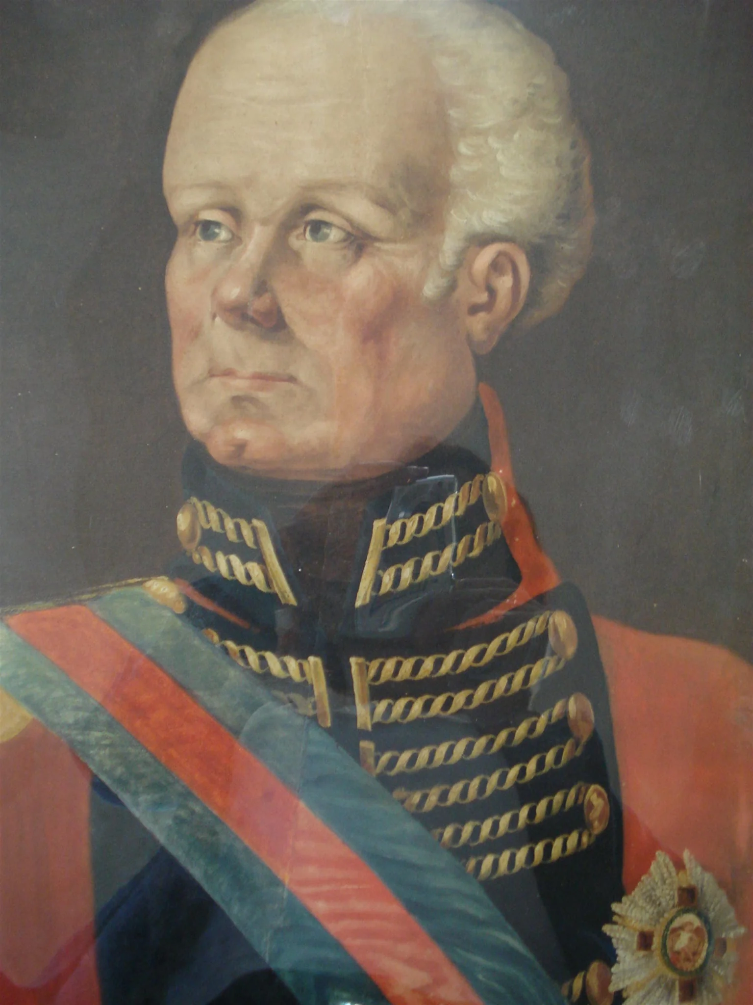 Προσωπογραφία του στρατηγού Sir Thomas Maitland, detail