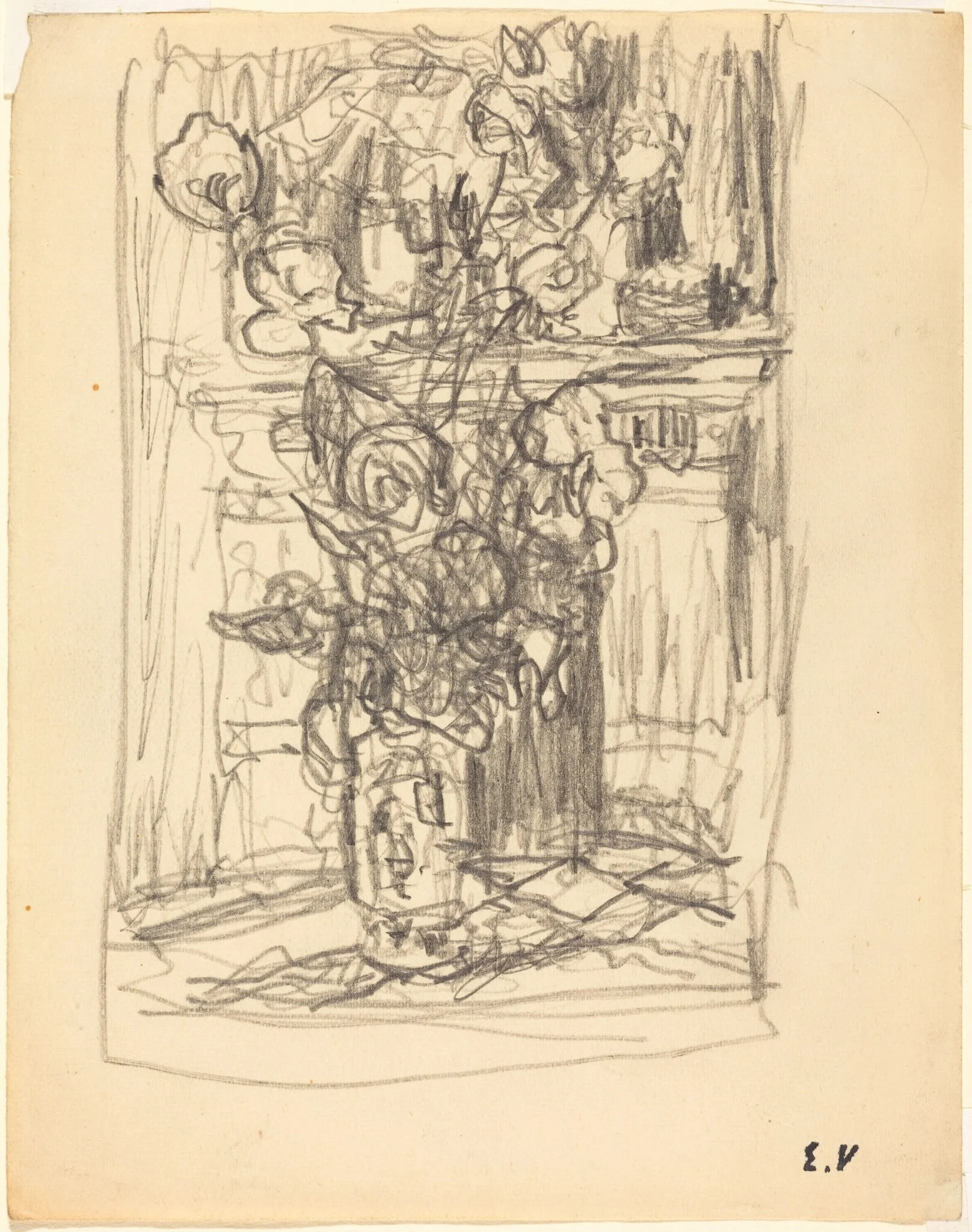 Vase of Flowers, detail