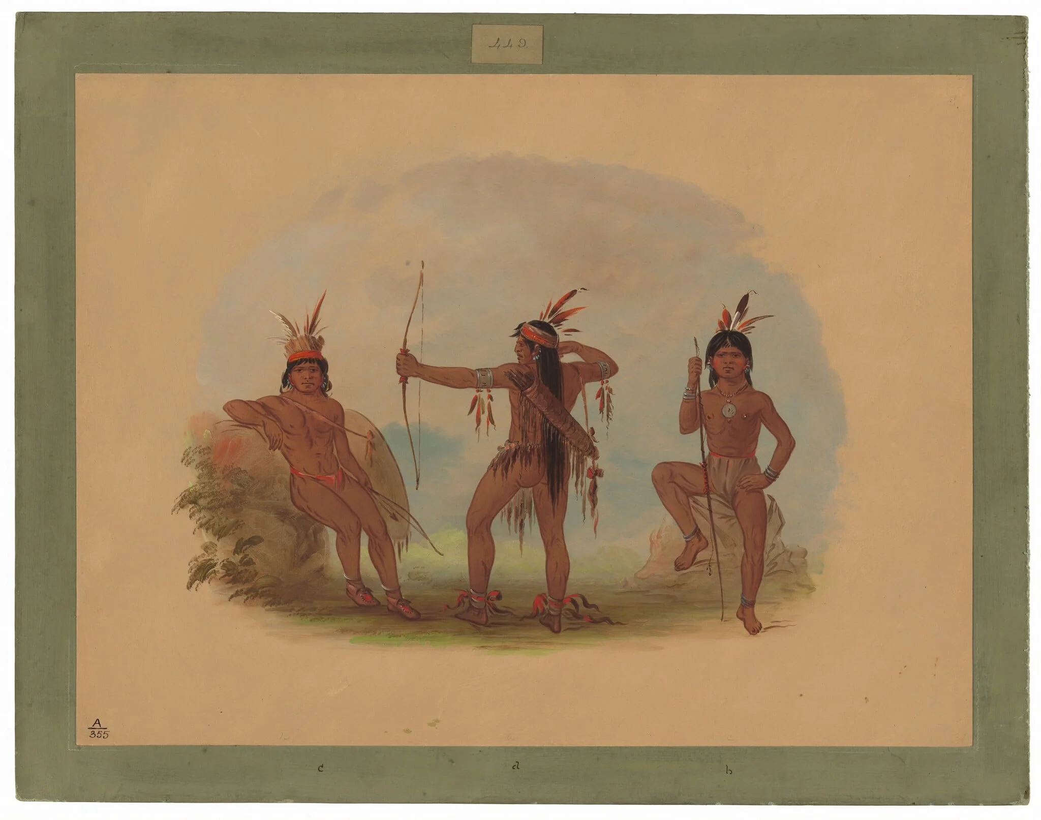 Three Woyaway Indians, detail