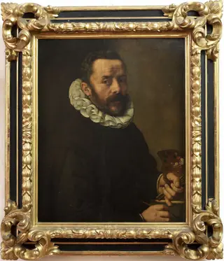 Portrait of Frans Francken (II), by Frans Pourbus, the Younger, oil, 1596
