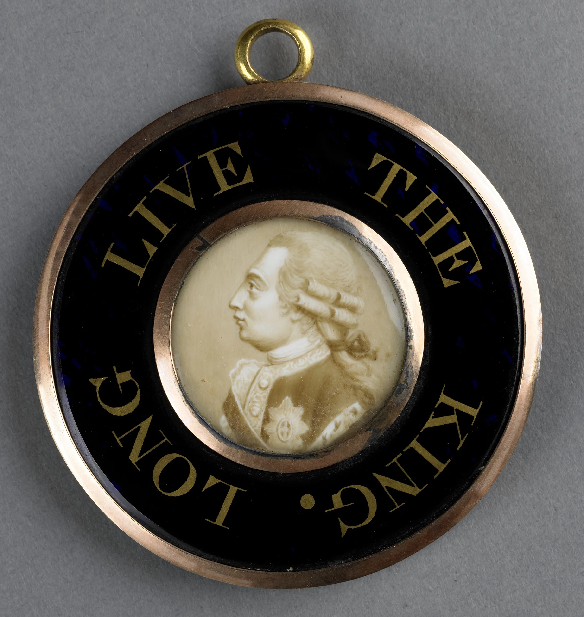 George III (1738-1820), koning van Engeland, detail