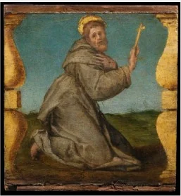 Saint Francis, detail