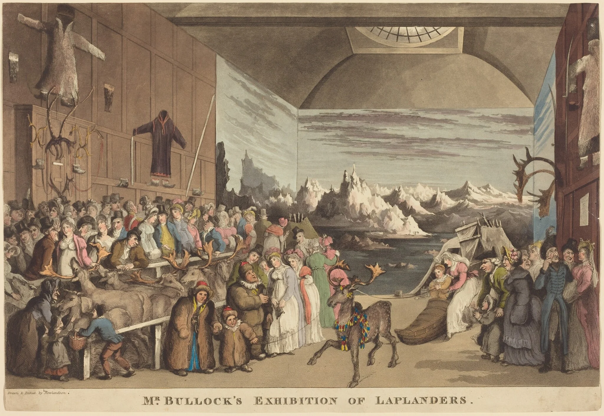 Mr. Bullock's Exhibition of Laplanders, detail