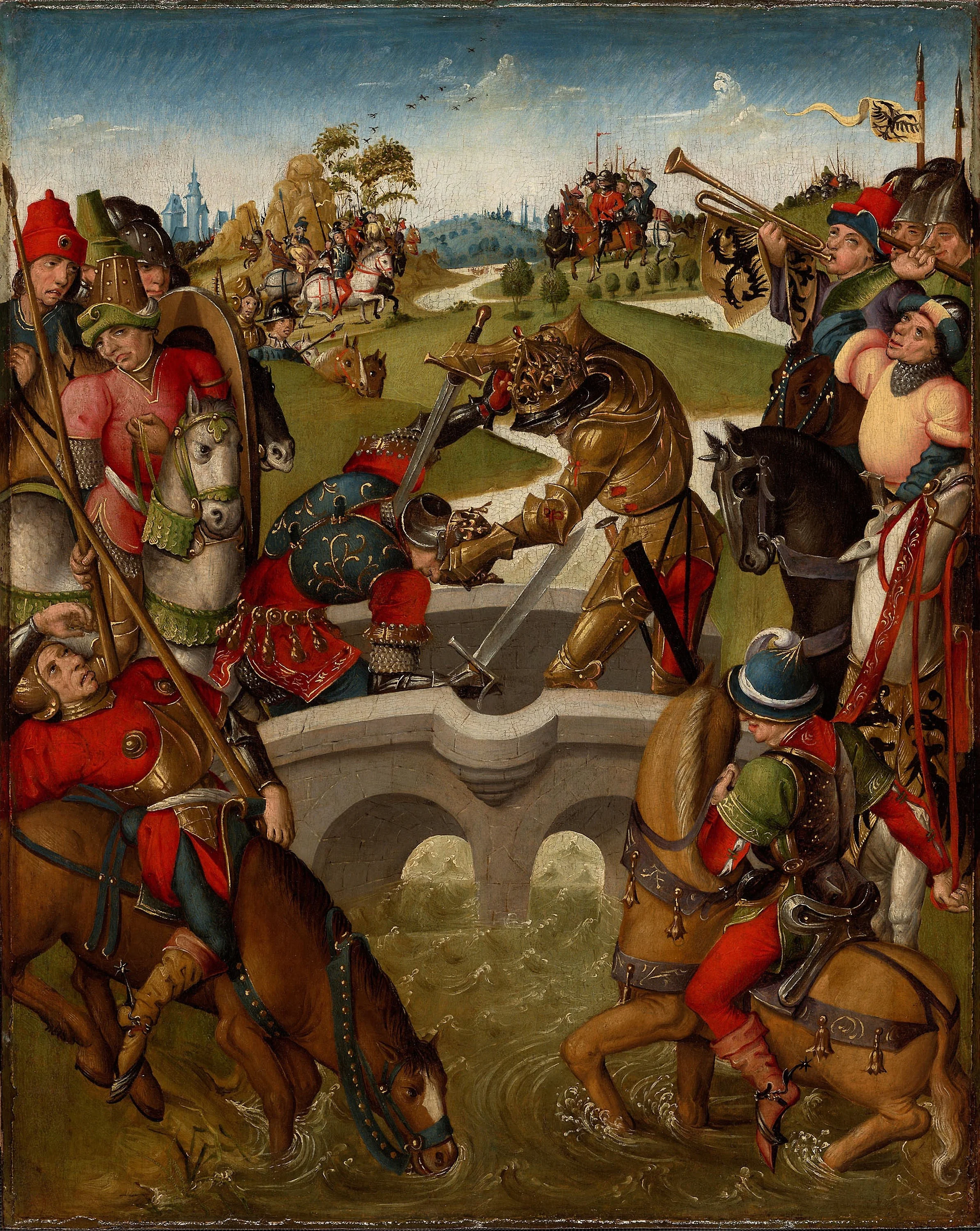 Emperor Heraclius Slays the King of Persia, detail