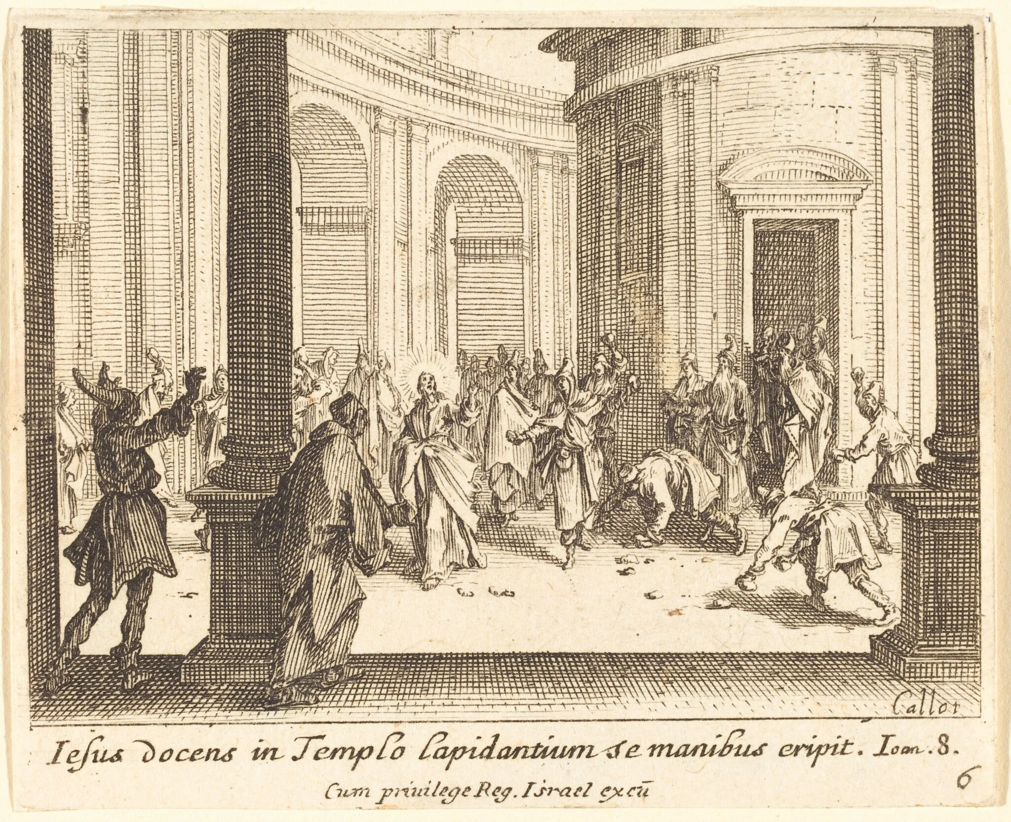Stoning of Jesus, detail