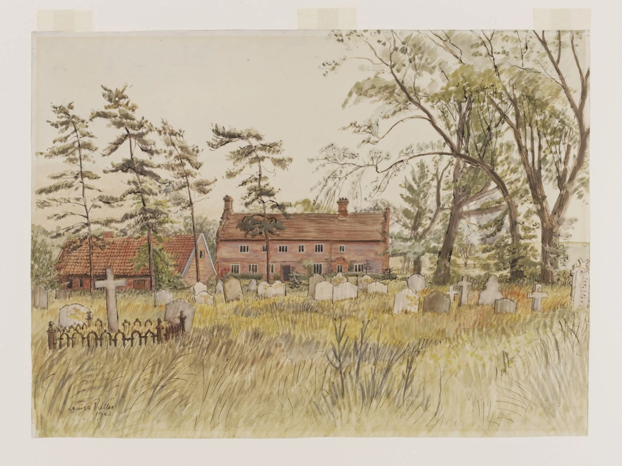 Church Farm (from the Churchyard) Sudbourne, detail