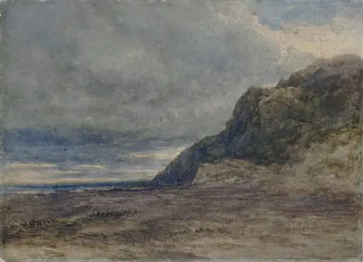 Mountain Scenery, by David Cox, watercolor, 1850