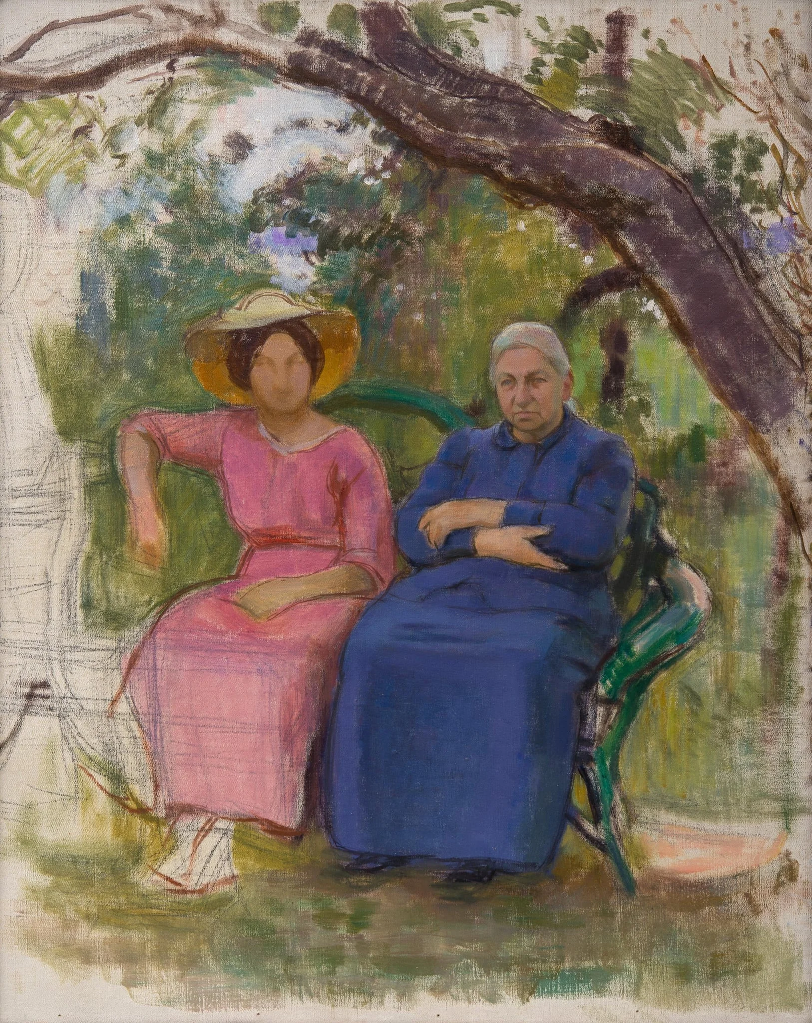 Elisabeth ja Leena, detail